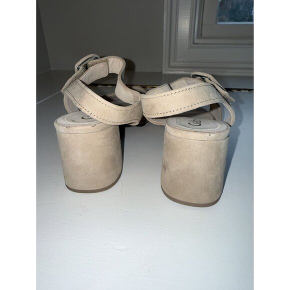 Gabor Kooky Platform Sandal Beige Suede Woman's Size US 9 NEW [jb] - Picture 8 of 16
